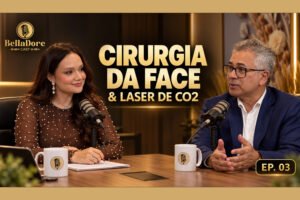 Dr. Paulo César, cirurgião de face em Sinop, durante o BellaDore Cast